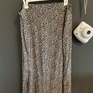 AE printed slip skirt